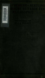 Historische Beiträge zur Philosophie_cover