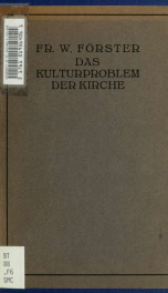 Das Kulturproblem der Kirche : ein Dialog mit meinen Kritikern_cover