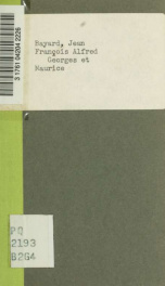 Georges et Maurice, comédie-vaudeville en deux actes. Par MM. Bayard et Laya, représentée, pour la premièr fois, sur le théatre du Gymnase, le 21 février 1846_cover