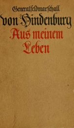 Aus meinen Leben_cover