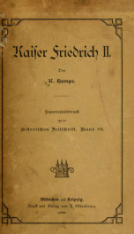 Kaiser Friedrich II_cover