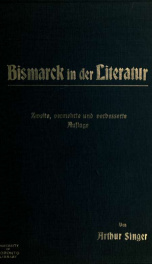 Bismarck in der Literatur_cover