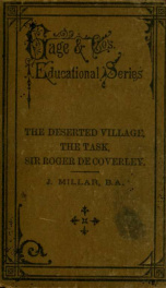 The Deserted village, The task, and Sir Roger de Coverley_cover