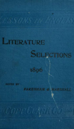 Literature, 1896 : selections from Wordsworth, Coleridge, Campbell and Longfellow_cover