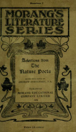 Selections from the nature poets_cover