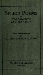 Select poems of Wordsworth and Tennyson_cover