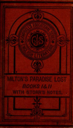 Paradise lost : books I and II_cover