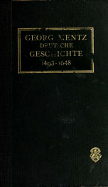 Deutsche geschichte im zeitalter der reformation, der gegenreformation und des dreissigjährigen krieges, 1493-1648; ein handbuch für studierende_cover