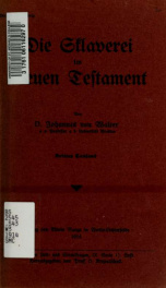 Die Sklaverei im Neuen Testament_cover