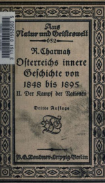 Osterreichs innere Geschichte von 1848 bis 1895 2_cover