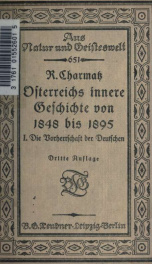 Osterreichs innere Geschichte von 1848 bis 1895 1_cover