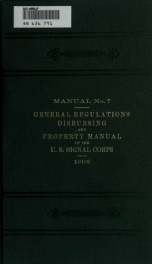 Property and disbursing regulations, including miscellaneous general regulations_cover