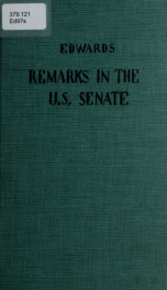 Substance of the remarks of Mr. Edwards, of Illinois, in the Senate of the United States, on the resolution that "appropriations of Territory for the purposes of Education should be made to those states in whose favor no such appropriations have been made_cover