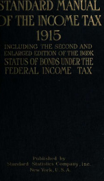 Standard manual of the income tax_cover