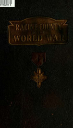 Racine county in the world war; a history_cover