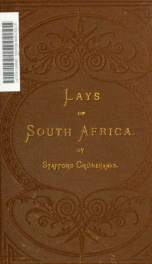 Lays of South Africa on topics principally modern_cover