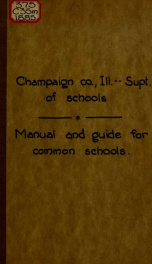 Manual and guide for common schools, for the use of teacher and pupil 1885_cover