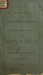 The minutes and accompanying documents 1886_cover