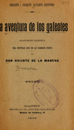 La aventura de los galeotes : adaptación escénica del capítulo XXII de la primera parte de Don Quijote de la Mancha_cover