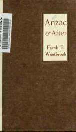 Anzac and after, a collection of poems_cover