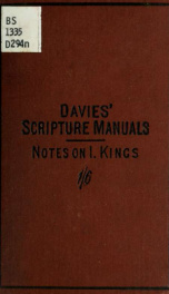 Notes on I. Kings_cover