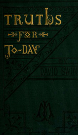 Truths for to-day, spoken in the past winter_cover