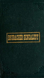 The Brubacher genealogy in America_cover