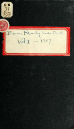 The Barnes family year book; an annual publication issued under the authority of the Barnes family association;_cover