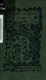 My book of songs and sonnets_cover