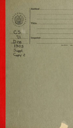 Genealogy of the Dean family descended from Ezra Dean, of Plainfield, Conn 3_cover