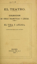 El tira y afloja : juguete cómico en un acto y en verso_cover