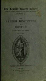 The parish registers of Boston in the County of Lincoln 1_cover