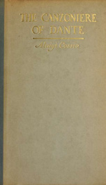 The Canzoniere of Dante, an contribution to its critical edition_cover