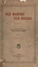 Old manors, old houses_cover