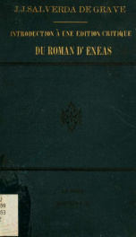 Introduction à une édition critique du roman d'Énéas_cover