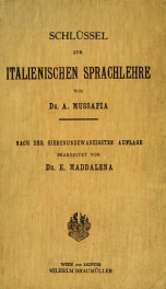 Italienische Sprachlehre in Regeln und Beispielen für den ersten Unterricht bearbeitet_cover