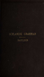 An elementary grammar of the old Norse or Icelandic language_cover