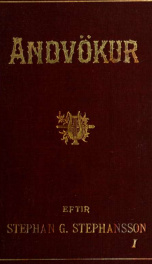 Andvökur 01_cover