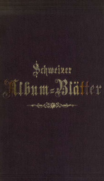 Schweizer Album-Blätter, 1881_cover