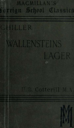 Wallenstein, Pt. I: Das Lager; pt. 1_cover