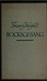 Bocksgesang : in fünf Akten_cover