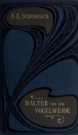 Walther von der Vogelweide. Ein Dichterleben, mit zwei Abbildungen_cover