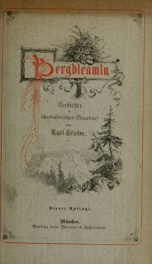 Bergbleamln, Gedichte in oberbairischer Mundart_cover