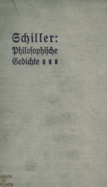 Philosophische Gedichte;_cover