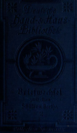 Briefwechsel zwischen Schiller und Goethe in den Jahren 1794-bis 1805; 2_cover