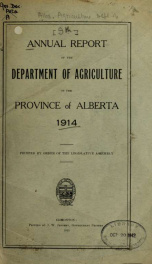 Annual report 1914_cover