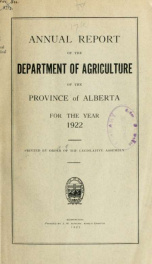 Annual report 1922_cover