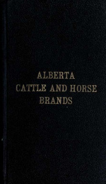 Alberta cattle and horse brands_cover