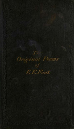 The original poems of Edward Edwin Foot_cover