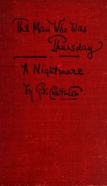 The man who was Thursday, a nightmare_cover
